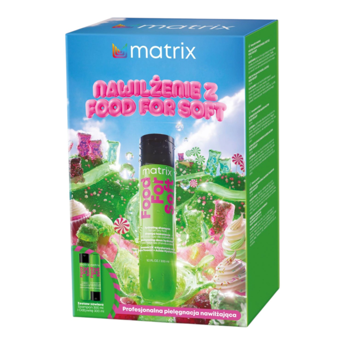 Matrix Food For Soft Zestaw: Szampon 300 ml + Odżywka 300 ml