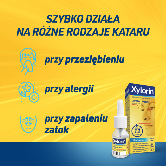 Xylorin 550 μg/ml aerozol do nosa