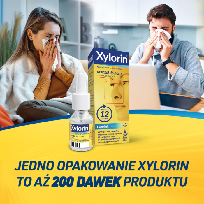 Xylorin 550 μg/ml aerozol do nosa