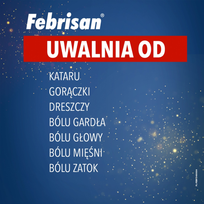 Febrisan (750 mg + 60 mg + 10 mg)/5 g 12 sasz.