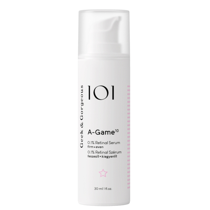 Geek & Gorgeous A-Game 10 Przeciwzmarszczkowe serum z retinalem 0,1% 