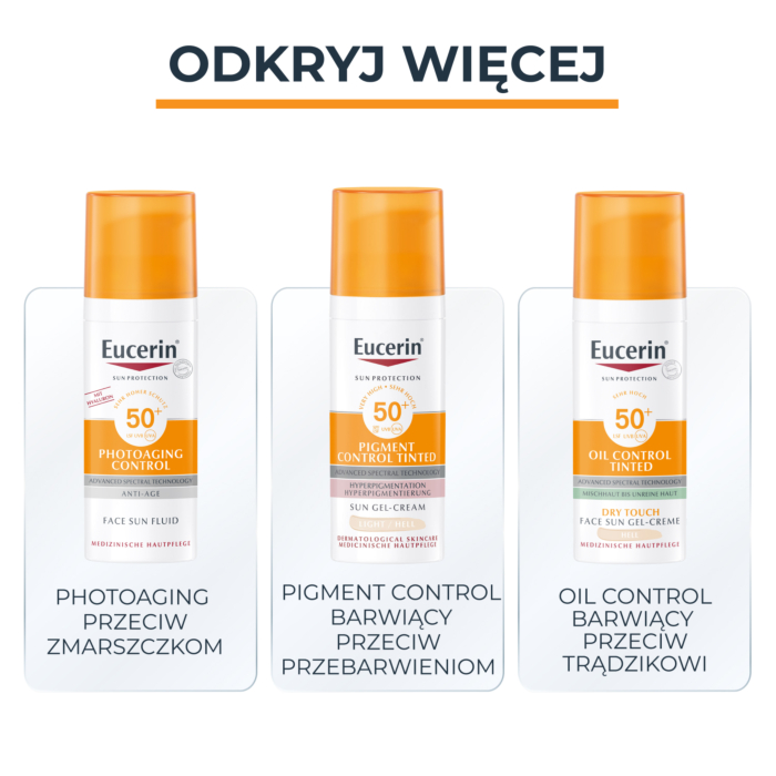 Eucerin Sun Allergy Protect Spf 50+ Żel-Krem Ochronny do twarzy i ciała