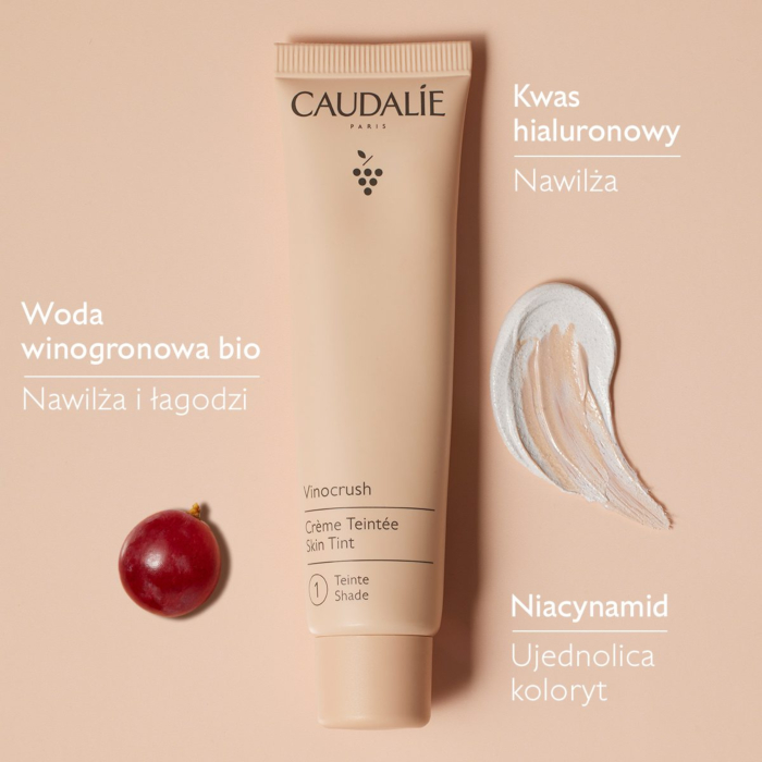 Caudalie Vinocrush Krem koloryzujący, Odcień 1