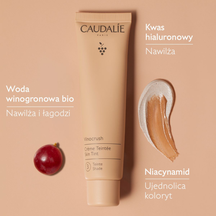 Caudalie Vinocrush Krem koloryzujący, Odcień 3