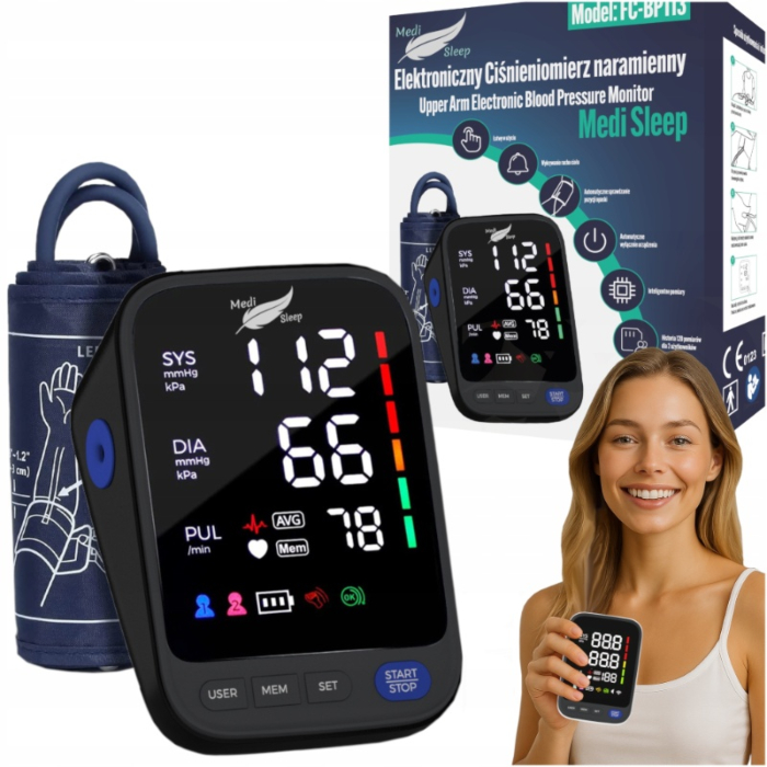 Medi Sleep ciśnieniomierz naramienny elektroniczny fc-bp113 dla dorosłych