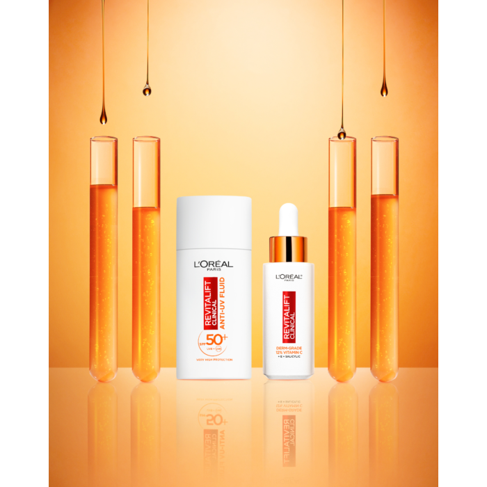 L'Oréal Paris Revitalift Clinical Rozświetlający krem na dzień z witaminą C SPF50+