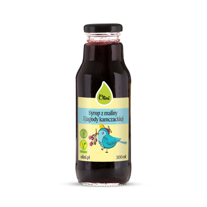 Olini Syrop z maliny i jagody kamczackiej 300 ml