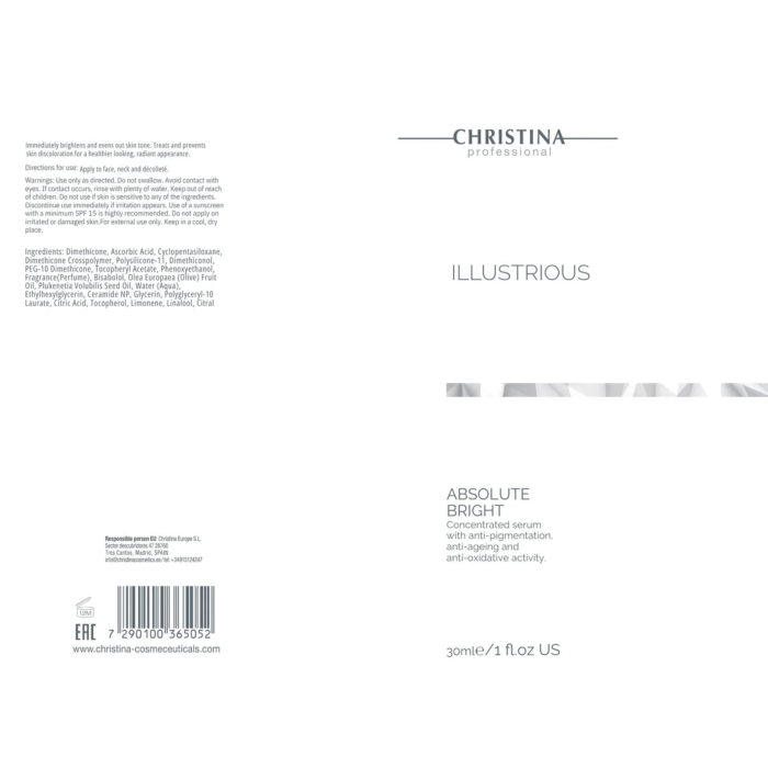 Christina Illustrious Absolute Bright — Preparat na przebarwienia
