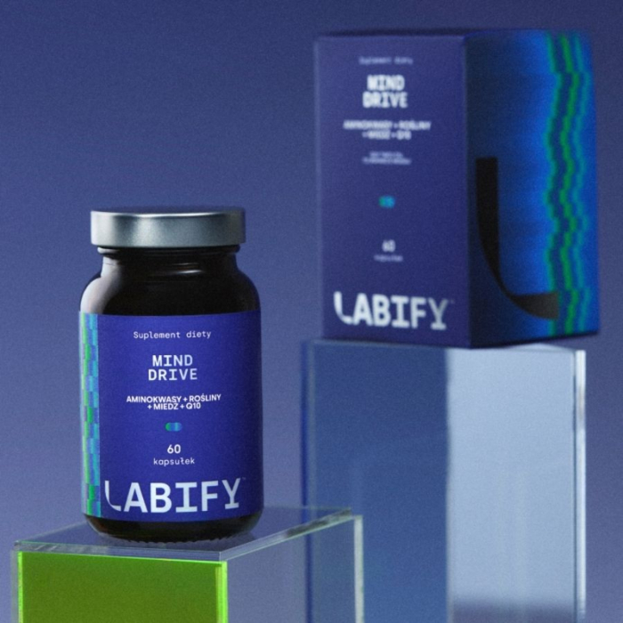 Labify Mind Drive Aminokwasy miedź Q10 i ekstrakty roślinne