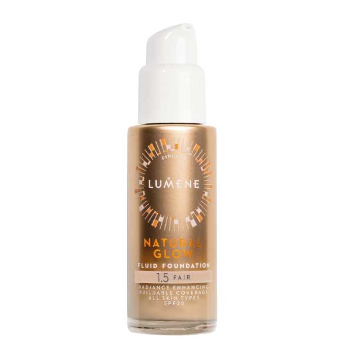 Lumene Natural Glow Podkład rozświetlający SPF20, 1.5 Fair