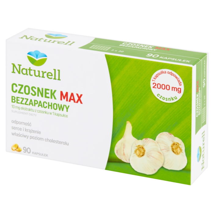 Naturell Czosnek Max Bezzapachowy, Kapsułki