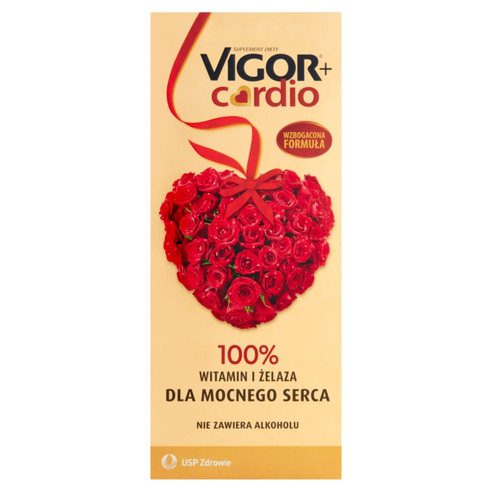 Vigor+ Cardio Tonik Zestaw witamin i minerałów z wyciągami roślinnymi