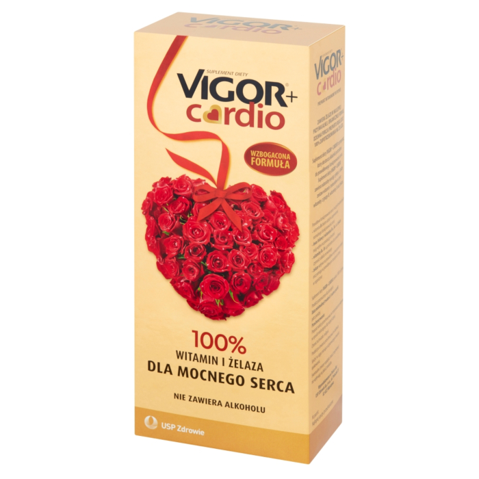 Vigor+ Cardio Tonik Zestaw witamin i minerałów z wyciągami roślinnymi