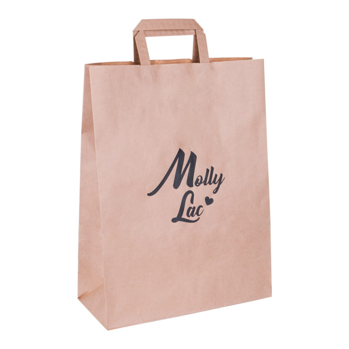 MollyLac Torba Papierowa Eco Na Zakupy 1 szt