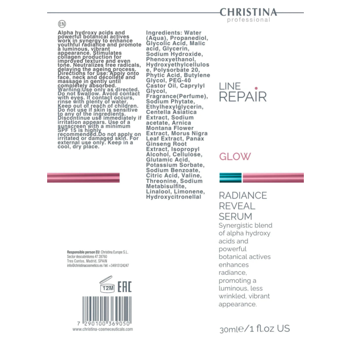Christina Line Repair Glow Radiance Reveal — Serum regenerujące AHA