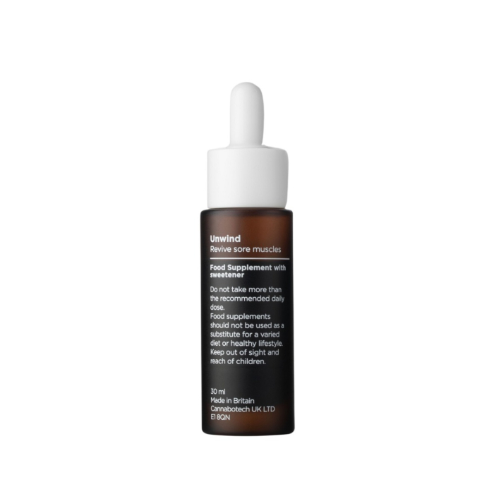 Cannabotech Unwind Drops Wspomaganie Mięśni Suplement diety 