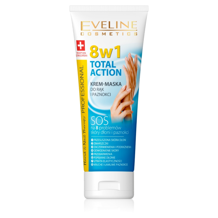 Eveline Cosmetics Hand & Nail Therapy Krem-maska do rąk i paznokci 8w1
