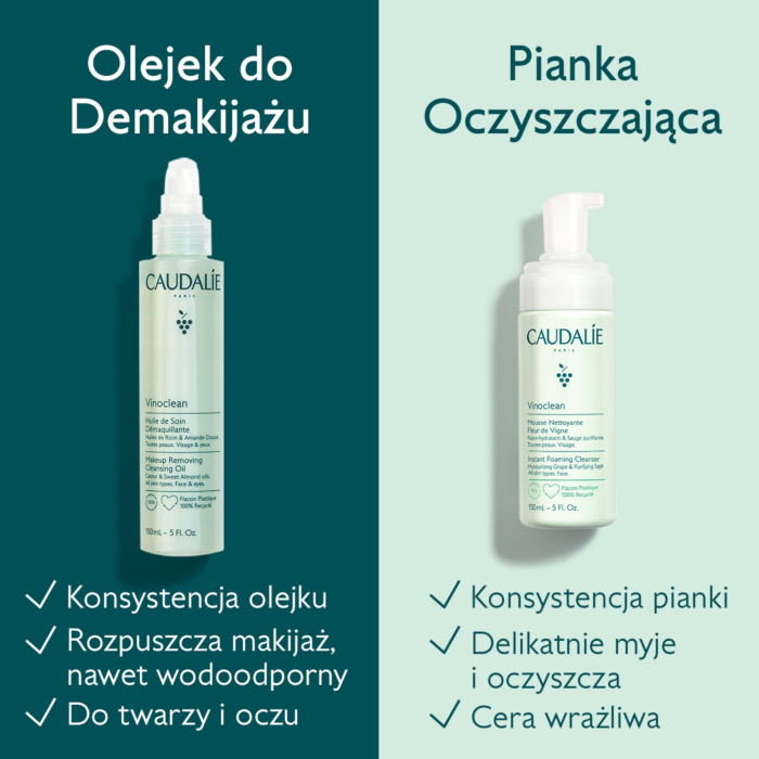 Caudalie Vinoclean Olejek do demakijażu, 150 ml