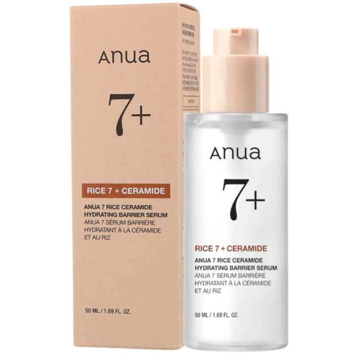 Anua Rice 7 Ceramide Hydrating Barrier Serum Nawilżające serum do twarzy 50 ml