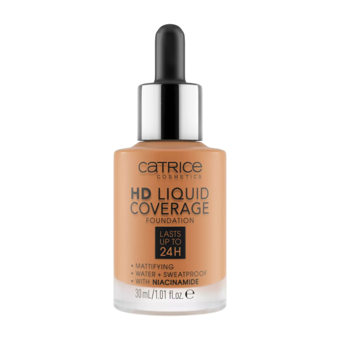Catrice HD Liquid Coverage Foundation 070 Toffee Beige Podkład do twarzy