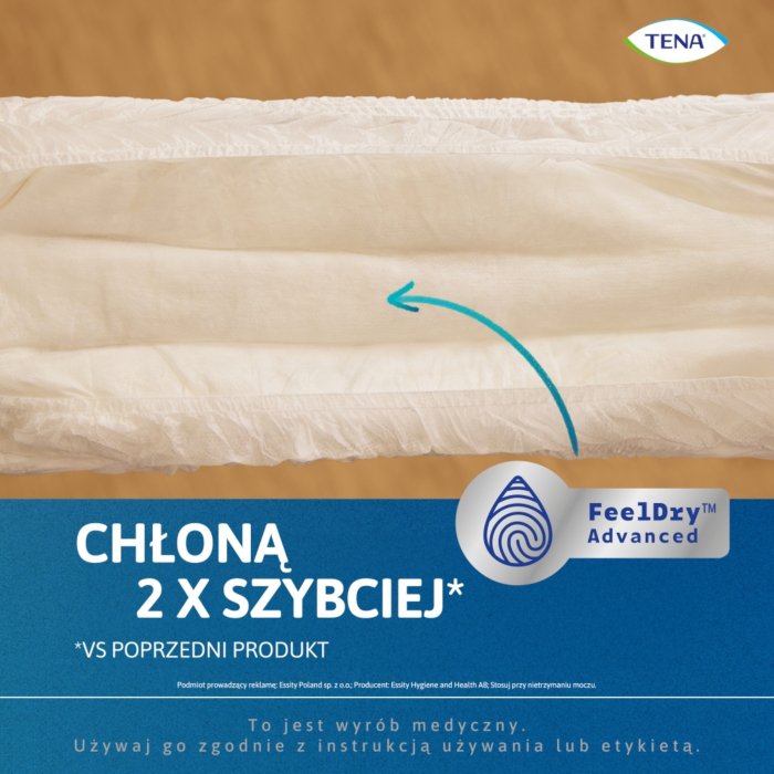 Tena Proskin Pants Plus Majtki Chłonne Rozmiar L, 30 Sztuk