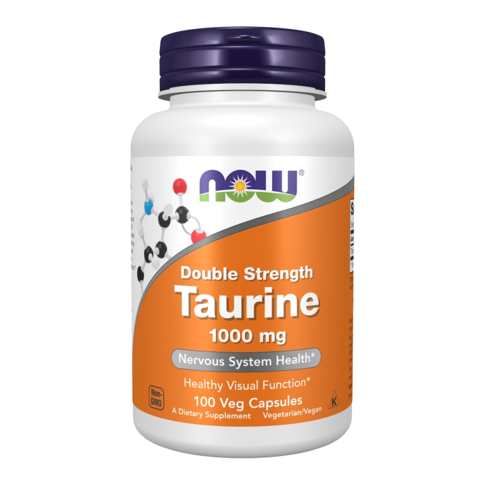 Now Foods Taurine 1000 mg Kapsułki, 100 sztuk