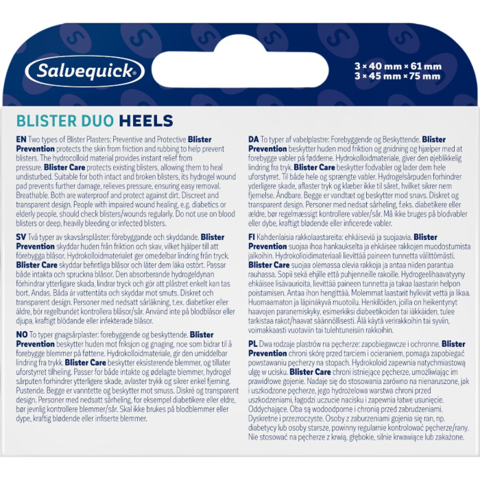 Salvequick Blister Duo Plastry Mix, 6 szt.