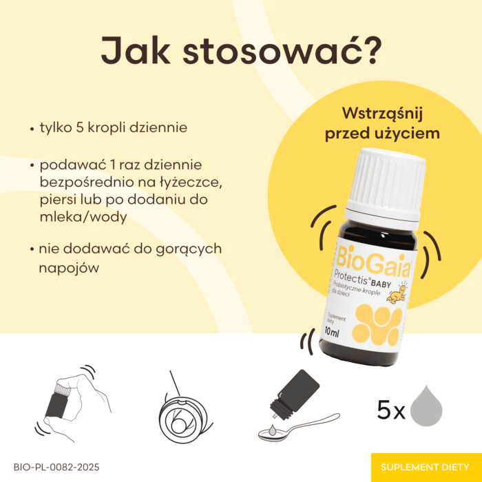 BioGaia Protectis Baby, Krople dla dzieci