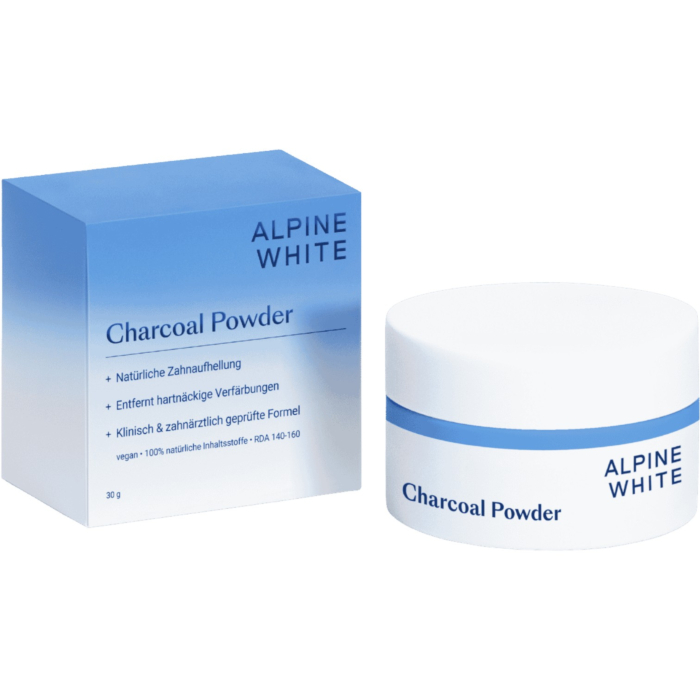 Alpine White Charcoal Proszek do wybielania zębów