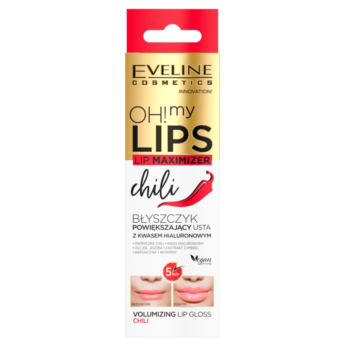Eveline Oh My Lips! Błyszczyk powiększający usta z chili