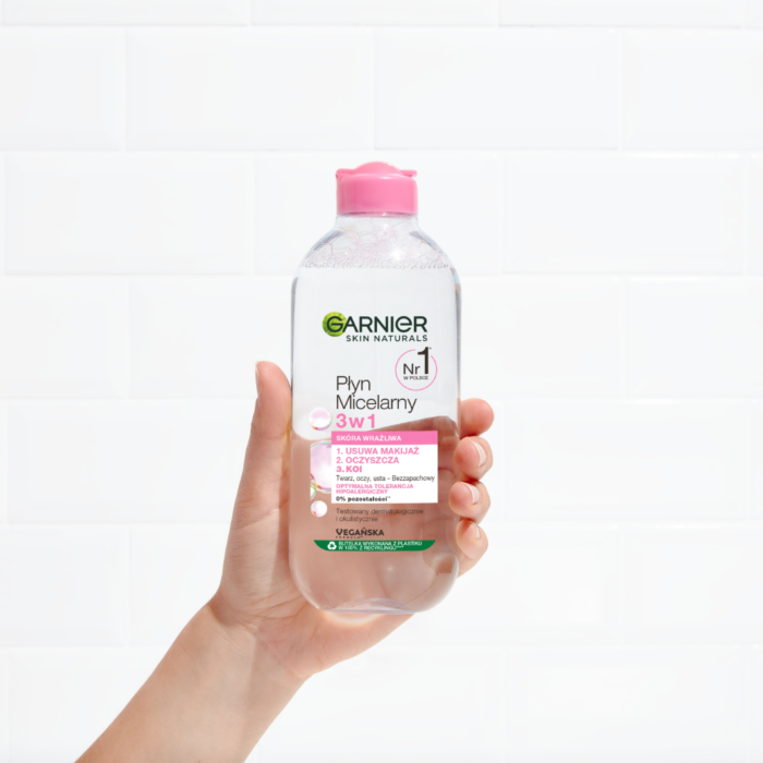 Garnier Skin Naturals Płyn micelarny do skóry wrażliwej 3w1