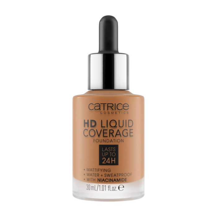Catrice HD Liquid Coverage Foundation 080 Caramel Beige Podkład do twarzy