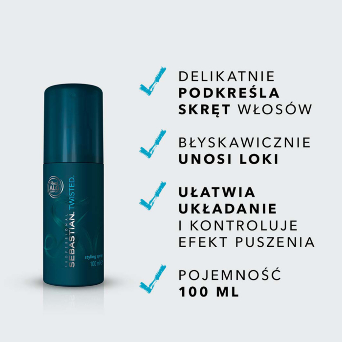 Sebastian Twisted Curl Spray do stylizacji włosów kręconych 100 ml