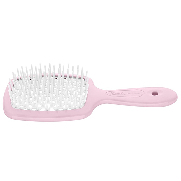Janeke Szczotka do włosów Superbrush small pastelowa, jasny róż 