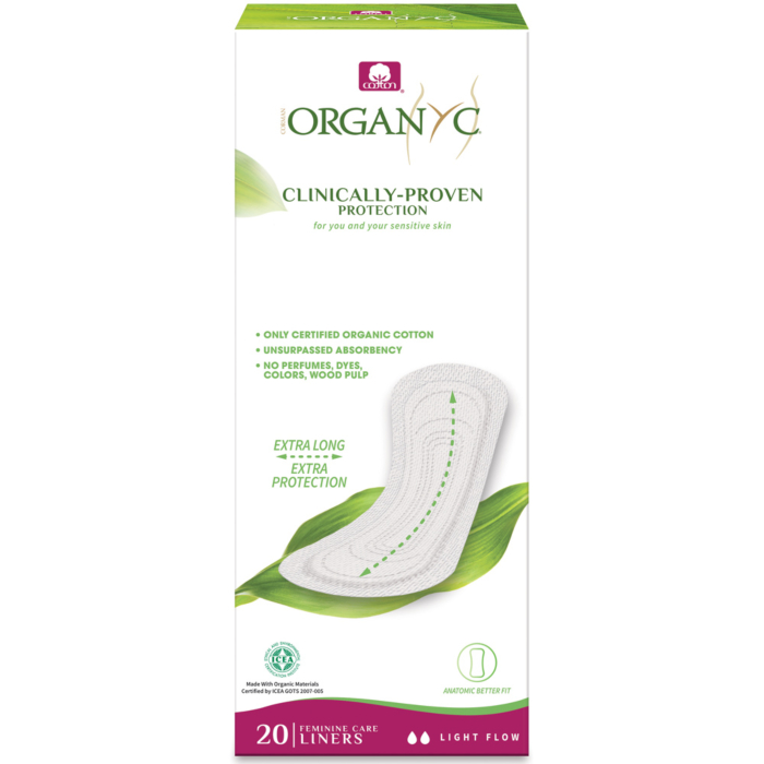 Organyc Extra Long Bio Wkładki higieniczne bio, ultra cienkie
