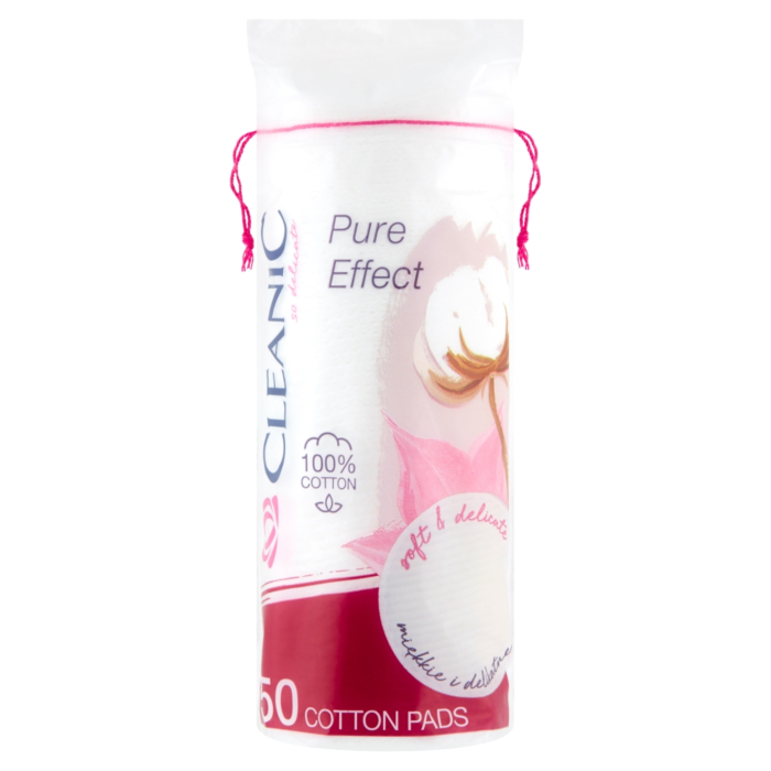 Cleanic Pure Effect Płatki higieniczne okrągłe, 50 szt.