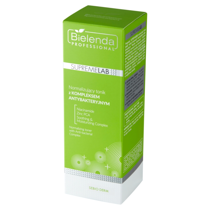 Bielenda Professional Supremelab SeBIODerm Tonik normalizujący z Kompleksem Antybakteryjnym