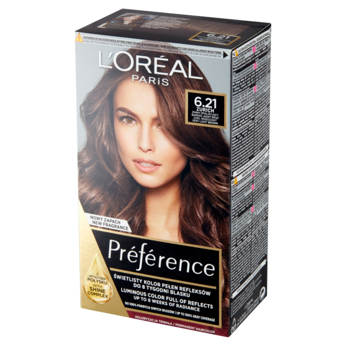 L’Oréal  Preference Farba do włosów 6.21 Opera