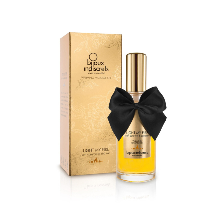 Bijoux Indiscrets Light My Fire Soft Caramel Warming Oil 