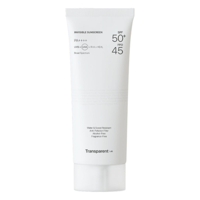 Transparent Lab SPF50+ Invisible - Niewidoczny krem przeciwsłoneczny 100ml