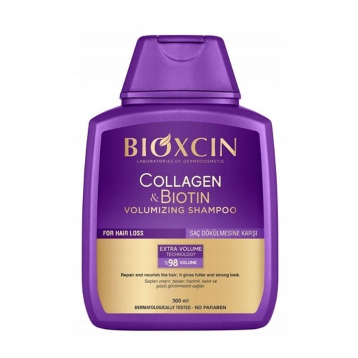 Bioxcin Collagen&Biotin Szampon dodający włosom objętości