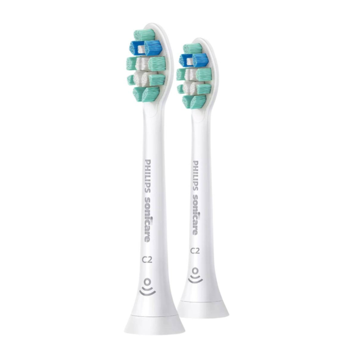 Philips Sonicare C2 Optimal Plaque Defence HX9022/10 Końcówki białe, 2 szt.