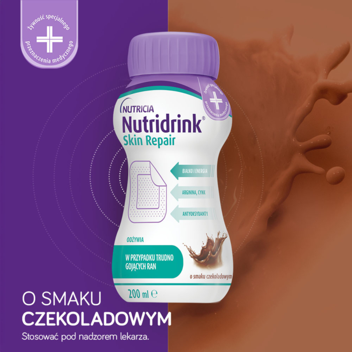 Nutridrink Skin Repair Płyn doustny Smak czekoladowy, 4x200 ml
