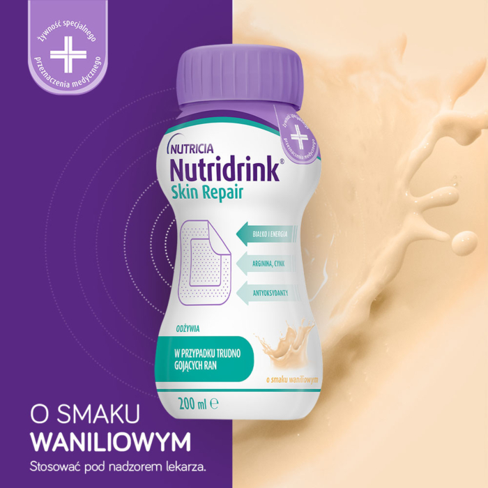 Nutridrink Skin Repair Smak waniliowy, 4x200 ml