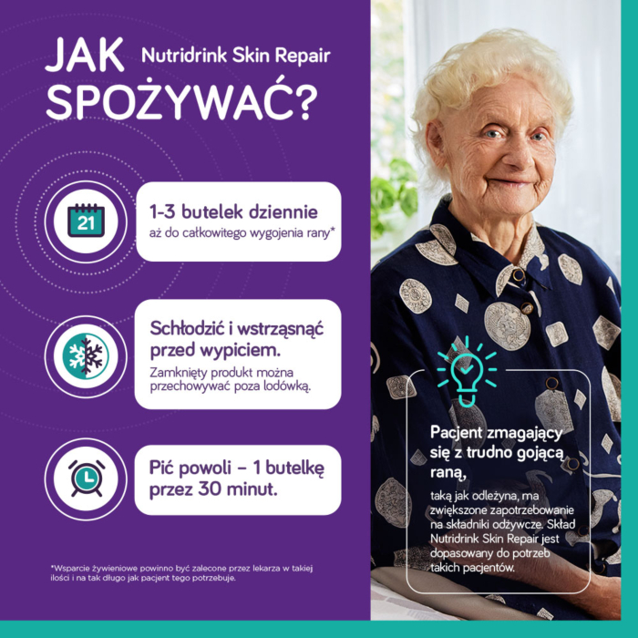 Nutridrink Skin Repair Smak waniliowy, 4x200 ml