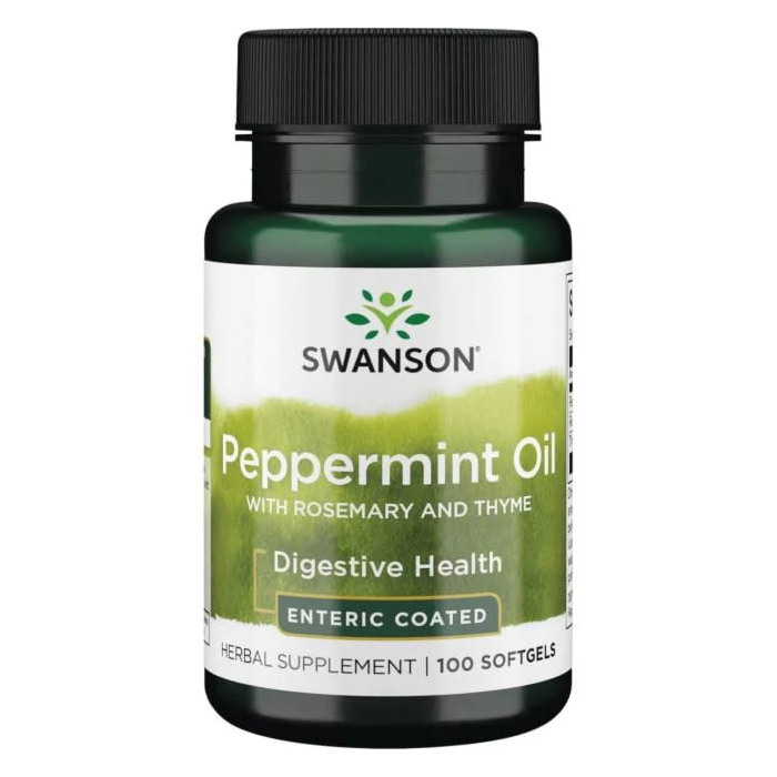 Swanson Peppermint Oil Combination Kapsułki, 100 szt.
