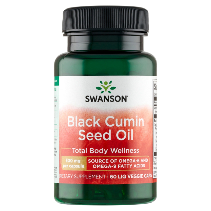 Swanson Olej z czarnego kminku 500 mg Kapsułki, 60 szt.