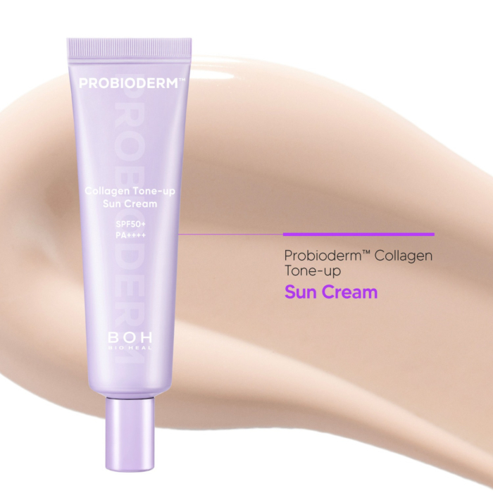 Bioheal Boh Probioderm Collagen Tone Up Sun Cream, Krem tonujący z filtrem SPF 50+ PA++++