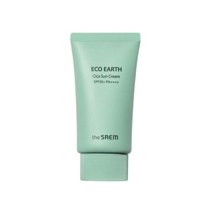 The Saem Eco Earth Cica Sun Cream SPF50+ Krem z filtrem do twarzy