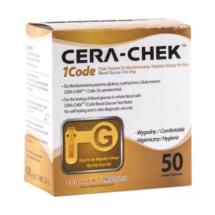 Cera-ChekCode test paskowy 50 pask.